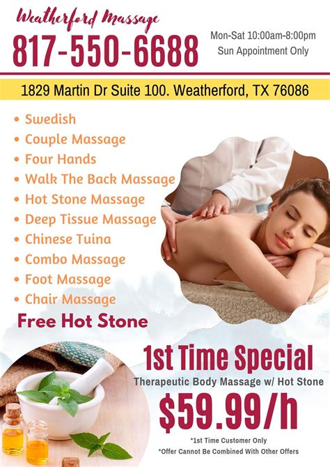 Erotic massage Weatherford